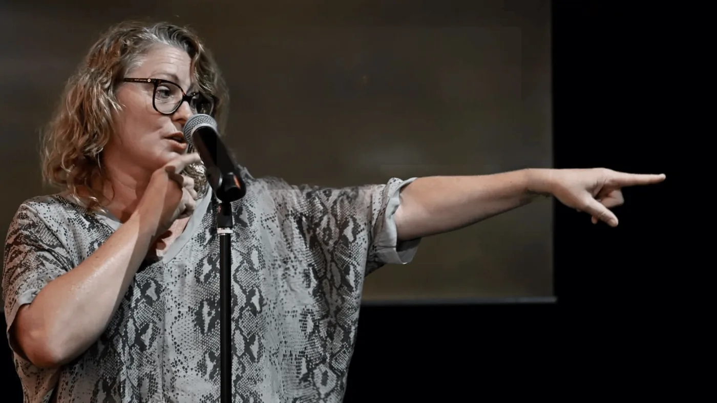 Kemina Fulwood speaking at Conscious Life Festival